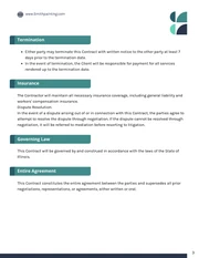 Painting Contract Template - Pagina 3