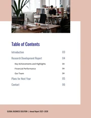 Digital Annual Report Template - Página 2