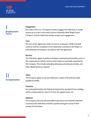 Child Actor Contract Template - Pagina 2