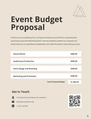 Chocolate Easy Minimalist Company Event Proposal - page 5