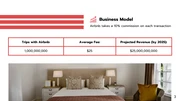 White and Red Airbnb Pitch Deck Template - Page 3