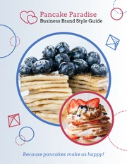 Business Restaurant Brand Style Guide Ebook - Página 1