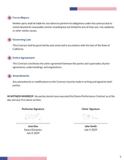 Dance Performance Contract Template - page 3