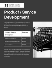 Black And White Monochrome Simple Company Payment Plan - Page 5