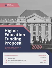 Higher Education Funding Proposal - Page 1