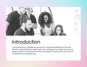 Pastel Pink Gradient Business User Persona Presentation - Page 2