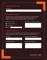 Photo And Video Consent Form Template - Page 2