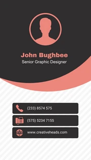 Professional Business Card - Page 1