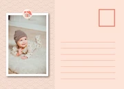 Orange Vintage Classic Retro Happy Birthday Postcard - Page 2