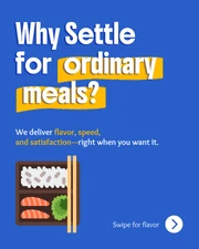 Food Delivery Promotional Social Media Carousel Template - page 2