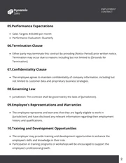 Hourly Rate Employment Contract Template - Seite 2