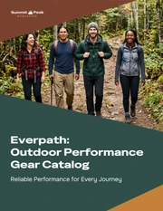 Outdoor Performance Fashion Catalog Template - Pagina 1