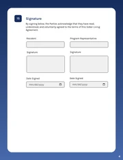 Sober Living Contract Template - Página 4