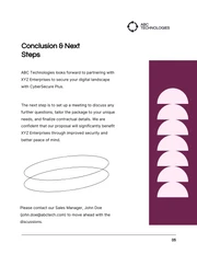 Purple And White Modern Shape Sales Proposal - page 5