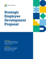 Employee Development Training Proposal Template - Pagina 1