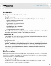 Caregiver Employment Contract Template - Pagina 3