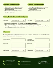 Garbage Collection Contract Template - page 2