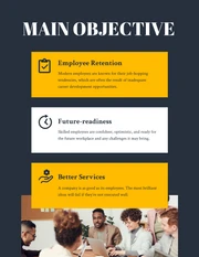 Navy And Yellow Modern Clean Minimalist Professional Training Plans - Page 3