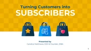 Subscriber Sales Presentation - Página 1