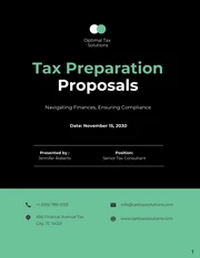 Tax Preparation Proposals - Page 1