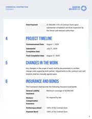 Commercial Construction Contract Template - Página 3