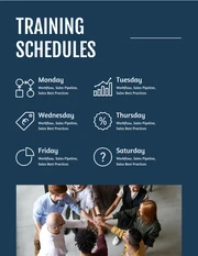 White And Blue Simple Elegant Modern Company Training Plans - Page 4