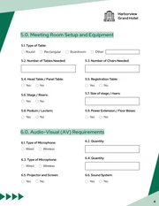 Banquet Event Order Form Template - Page 4