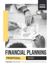Financial Planning Proposal - Page 1