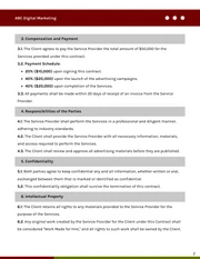 Digital Advertising Contract Template - Pagina 2