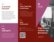 Post-Event Follow-Up Brochure - Page 1