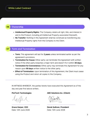 White Label Contract Template - Page 3