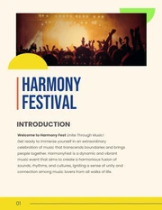 Multicolor Music Event Plan - Page 2