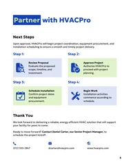 HVAC Installation Proposal Template - Seite 6