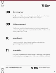 Marketing Agency Contract Template - Página 4