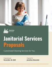 Janitorial Services Proposals - Page 1