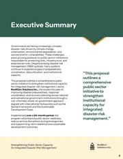 Public Sector Disaster Risk Management Proposal Template - Página 3