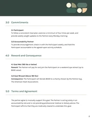 Weight Loss Contract Template - page 2