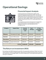 The Corporate Employee Success Plan Proposal Template - Pagina 13