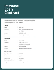 Minimalist Tosca and White Loan Contracts - Page 1
