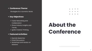 Black and White Minimalist Conference Presentation - Page 2