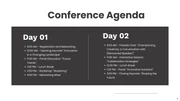 Black and White Minimalist Conference Presentation - Page 3