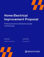 Electrical Bid Proposal Template - صفحة 1
