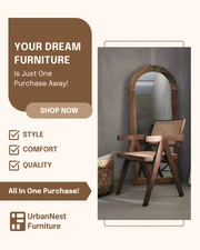 Furniture Sale Instagram Carousel Social Media Template - Page 1