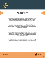 Abstract Green Research Proposal Template - Página 3