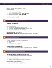 Post Production Contract Template - صفحة 2