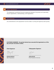 Post Production Contract Template - صفحة 4