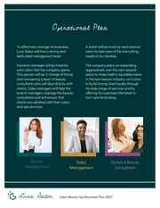 Salon Business Plan Template - Página 8