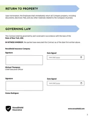 HR Manager Contract Template - Página 3