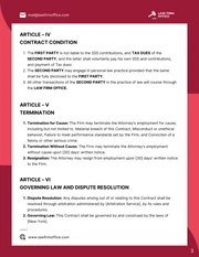 Attorney Employment Contract Template - page 3