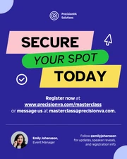 Masterclass Event Promotion LinkedIn Carousel Post - Page 5